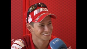 Stoner glad to be back in MotoGP paddock
