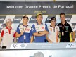 Kallio, Lorenzo, Rossi, Dovizioso and Poncharal in the press conference at Estoril