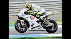 Valentino Rossi in action in Estoril