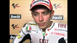rossi satisfied after second position on the grid