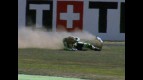 Simone Corsi crash during race in Estoril