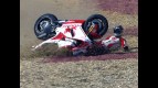 Mika Kallio crash during race in Estoril