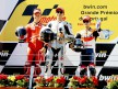 Stoner, Lorenzo and Pedrosa on the podium at Estoril