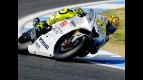 Valentino Rossi in action in Estoril