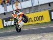 Marco Simoncelli in action in Estoril