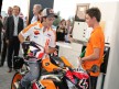 Andrea Dovizioso inaugurates a Repsol petrol station in San Bellino, Italy