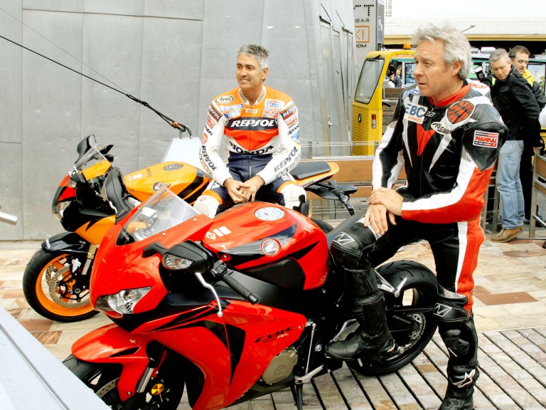 MotoGP Legends Doohan and Gardner in Melbourne