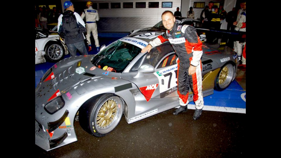 Gabor Talmacsi enjoys 12-hour Hungarian car race