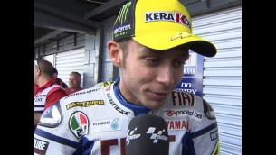 rossi satisfied in the first day at phillip island
