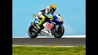 Valentino Rossi in action in Phillip Island