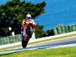 Nicky Hayden pulls of a wheelie during FP1 at Phillip Island 