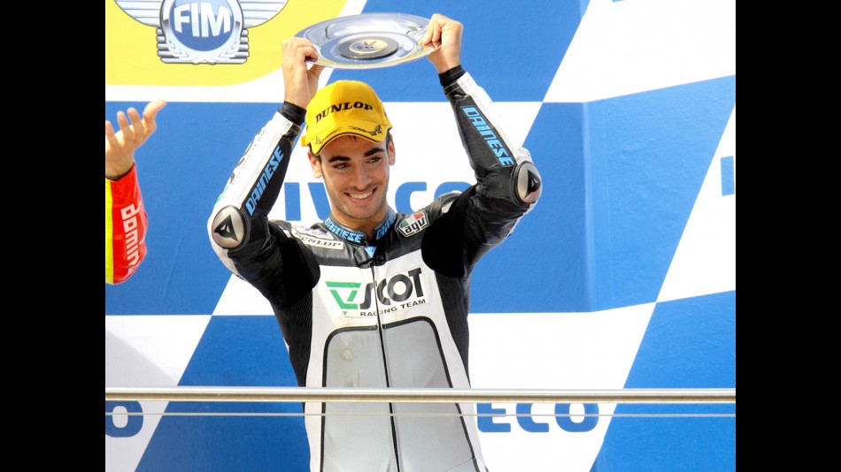 Raffaele de Rosa on the podium at Phillip Island