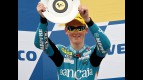 Bradley Smith on the podium at Phillip Island