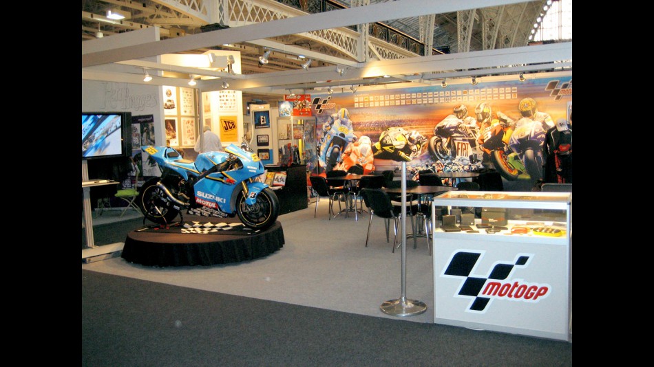 MotoGP stand at the Brand Licensing Europe 2009
