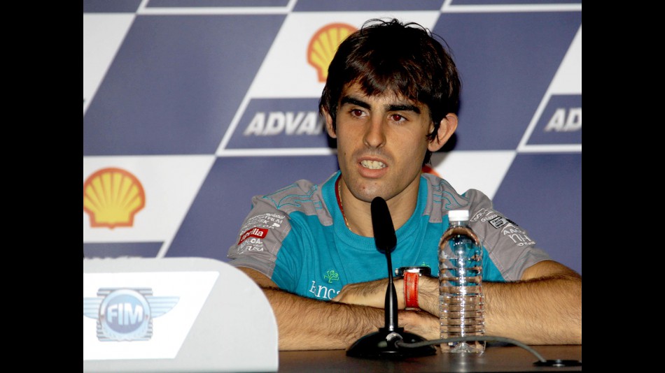 Julián Simón at the press conference in Sepang