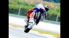 Lorenzo Pulls off a wheelie in Sepang
