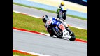 Lorenzo and Rossi in action in Sepang