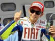 Valentino Rossi in the parc fermé after QP in Sepang