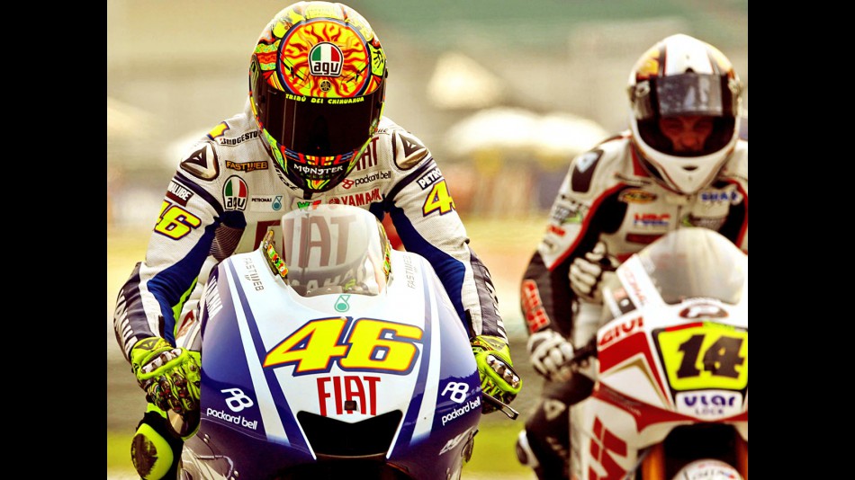 Rossi and De Puniet in Sepang