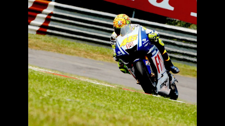 in action in Sepang