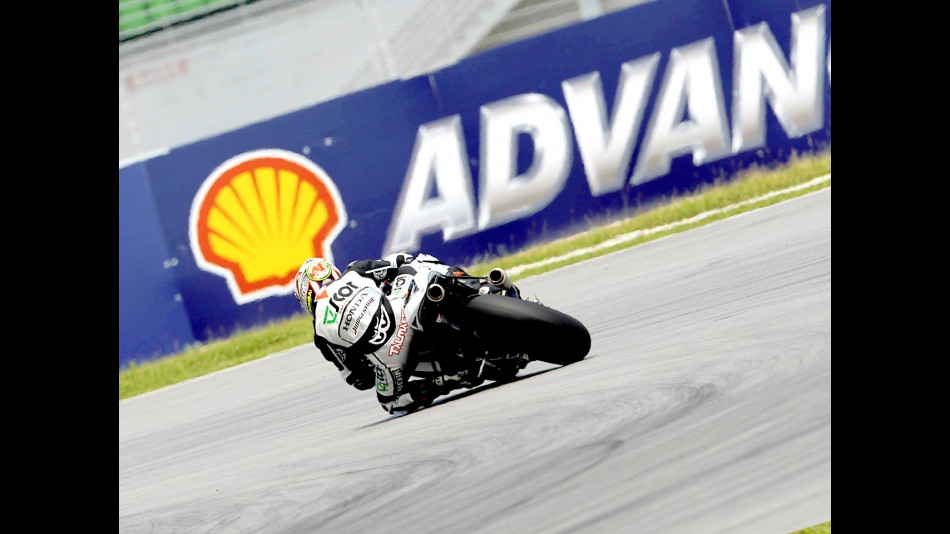 Gabor Talmacsi in action in Sepang