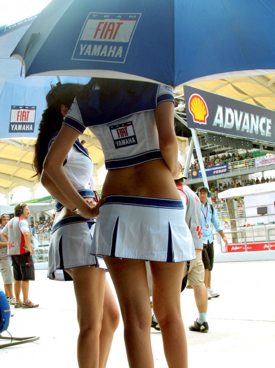 Paddock Girls at the Shell Advance Malaysian Motorcycle GP