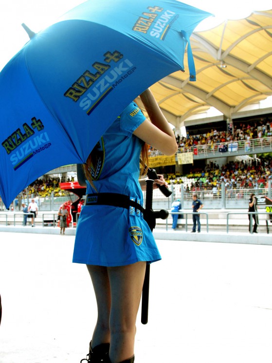 Paddock Girls at the Shell Advance Malaysian Motorcycle GP