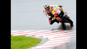 pedrosa satisfied for the first podium on the wet