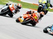 Álvaro Bautista in action in Sepang