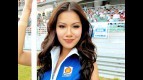 Paddock girl at the Shell Advance Malaysian Motorcycle GP