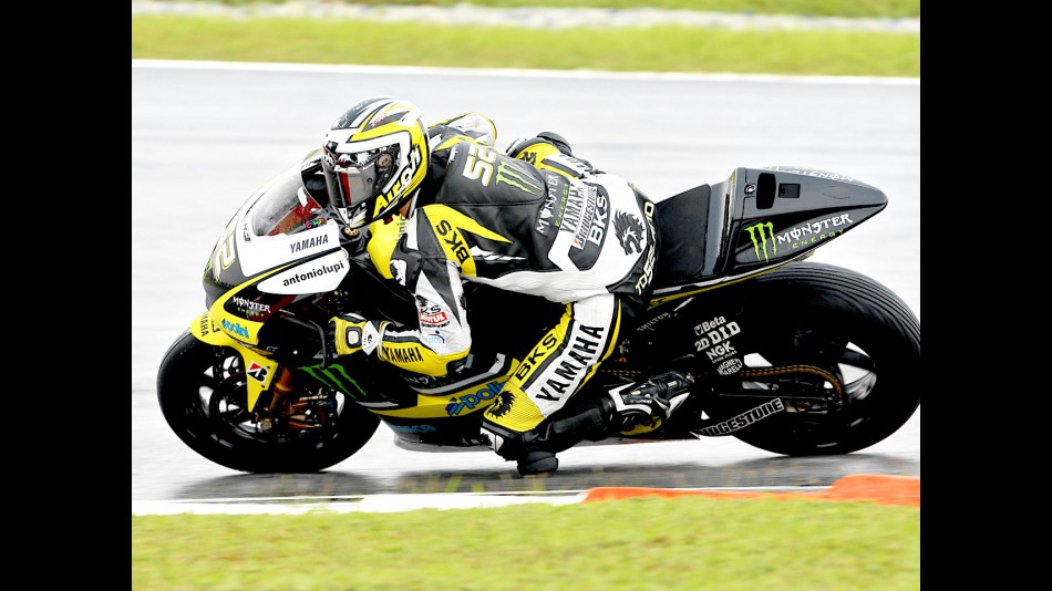 James Toseland in action in Sepang