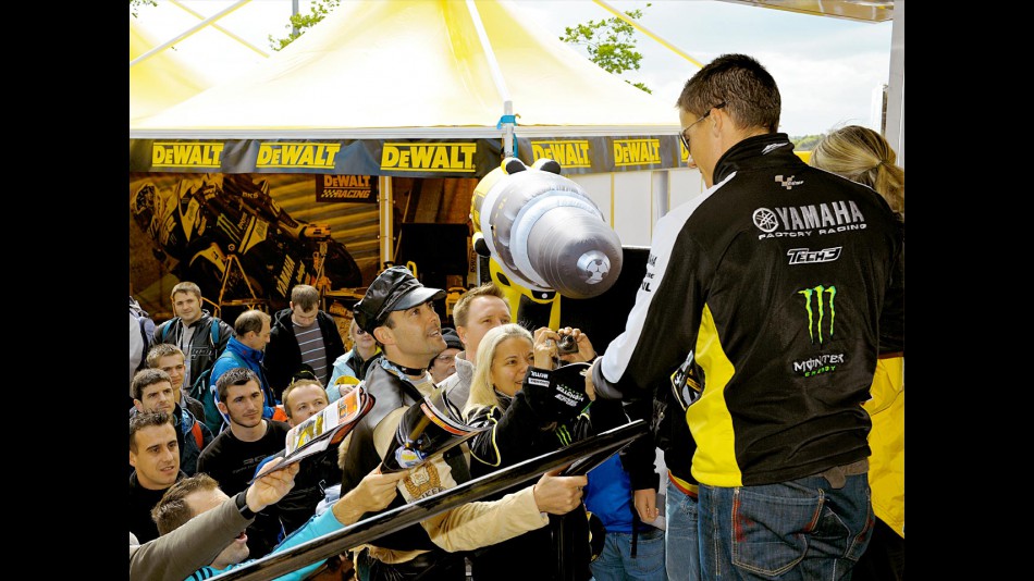James Toseland and DEWALT in the MotoGP paddock