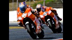 Ducati´s Hayden and Stoner on track