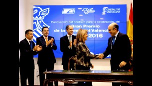 Valencia extends MotoGP contract until 2016