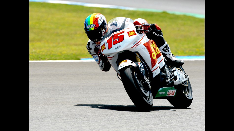 Alex de Angelis in action