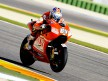 Nicky Hayden in action in Valencia