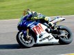 Valentino Rossi in action in Valencia
