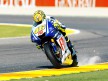 Valentino Rossi in action in Valencia
