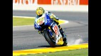Valentino Rossi in action in Valencia