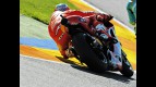 Casey Stoner in action in Valencia
