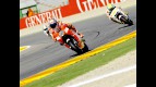 Casey Stoner on track in Valencia