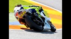 Valentino Rossi in action in Valencia