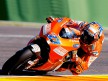 Casey Stoner in action in Valencia