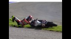 Marco Simoncelli crash during race in Valencia