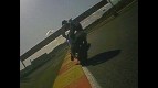 Jorge Lorenzo during race in Valencia