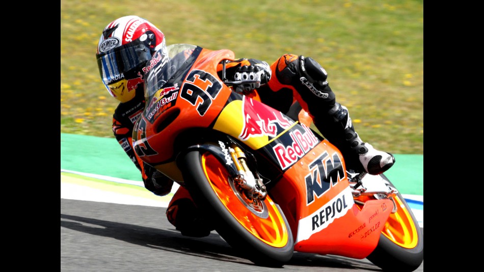 Marc Márquez in action