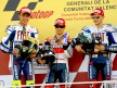 Rossi, Pedrosa and Lorenzo on the podium in Valencia