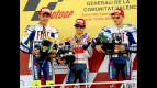 Rossi, Pedrosa and Lorenzo on the podium in Valencia