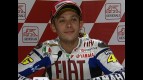 Valentino Rossi interview after race in Valencia