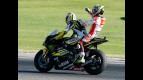 Toseland and Elias after the race in Valencia